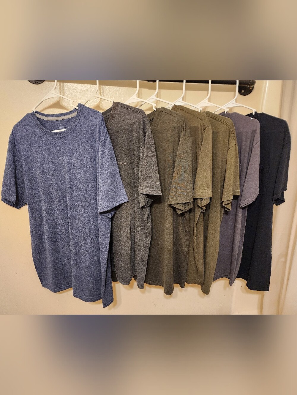 Russell Performance Crew Neck T-Shirt - Blue, Athletic Works & More Shirt Bundle